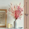 Ramo de Flores Secas, Hierba de la Pampa Más Vendida de Amazon, Juncia, Gypsophila, Flores Secas Serie Rosa, Regalo para el Día de San Valentín Chino y Navidad