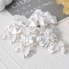 13mm Fundo Plano Laço Pérola Artificial Cor AB Flor Estéreo Forma Especial Capa de Celular Acessórios de Material DIY Feito à Mão