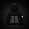 Moda Transfronteriza Otoño e Invierno Europea y Americana Sudadera con Capucha y Máscara Ninja de Polar Bolsillo Empalmado Cardigan con Doble Capucha Sudadera