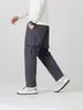Pantalones de Trabajo para Hombre Primavera y Otoño Pierna Recta Holgados Pantalones Deportivos Ligeros Joggers de Otoño Estilo Coreano Marca de Moda Pantalones Casuales