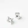 Nueva aleación de plata Huiyue Monstruo 1:1 pulsera accesorios lindo dinosaurio pequeño cuentas de agujero grande accesorios