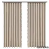 Cortinas de Alquiler Color Crema, Cortinas Cortas Modernas para Balcón de Dormitorio Protección Solar y Aislamiento Térmico Ventana Saliente, Cortinas Hechas a Medida Oscurecedoras sin Taladro