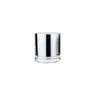 Cosméticos en Stock Tarro de Crema Plateado de Alta Capacidad 50g Vidrio Sellado Mascarilla Crema para Ojos Botella Vacía Botella de Subempaque al por Mayor