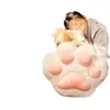 Manta con Forma de Garra de Gato Calentador de Manos Almohada Colcha Doble Propósito Manta para Siesta en la Oficina Almohada para Descanso de Comida 2 en 1 Coche