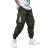 Pantalones cargo para hombre de estilo europeo y americano, con diseño de bolsillos, color verde militar, estilo jogger, secado rápido para exteriores, versátiles, al por mayor