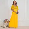 Elegante Vestido de Noche con Cuello en V, Nuevo Estilo de Verano con Parches de Lentejuelas en Gasa, Vestido Transfronterizo de Verano para Mujer para Uso Diario