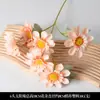 Flores Artificiales en Tema de Color Naranja y Naranja para Decoración de Boda, Arreglos de Pasillo, Arreglos Florales, Flores Falsas y Decoraciones de Piso