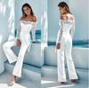 En stock Cuello de Encaje Explosivo Pantalones de Mariposa Pantalones de Cuerno Grande