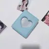 Fornecimento de fábrica álbum de fotos coreano MINI de 3 polegadas individual Macaron amor coração oco estrela PVC caça de estrelas livro de armazenamento de cartões pequenos
