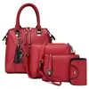 Bolso de Mujer 2025 Nuevo Estilo Empalmado Simple Juego de Cuatro Piezas Bolso Madre-Hija Gran Capacidad Bolso de Hombro Bolso Cruzado Fabricante Venta al por Mayor