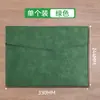 Maletín de cuero para documentos de negocios, bolsa para archivos de papel A4, porta documentos, bolsa para documentos engrosada e impermeable con botón a presión, se puede imprimir con logotipo
