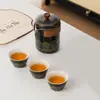 Juego de Té de Viaje, Taza Rápida, Taza de Té de Lujo Ligero para Exteriores, Juego Pequeño, Regalo de Negocios, Regalo Souvenir