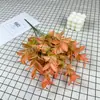 Buquê Artificial de Plantas Verdes, Grama de Menta, Guia de Corredor de Casamento, Flores de Seda Feitas à Mão, Decoração de Engenharia Externa, Paisagismo de Jardim, Flores Artificiais