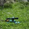 Rociador giratorio automático de 360 grados para jardín C, rociador para césped y campo de verduras, rociador de riego, rociador para reverdecimiento