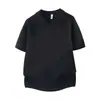 Camisa Polo Estilo Nuevo 2026 para Hombres Maduros, Estilo Casual Americano, Camisa Polo de Punto de Seda Helada con Cuello en V para Verano, Ropa Casual de Manga Corta para Hombres