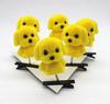 Al por mayor lindo pasador de patito amarillo corazón de melocotón molinillo accesorios para el cabello pato amarillo pollo tocado regalo para niñas niños juguetes