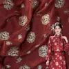Conejo de Jade KoiNuevo Chaleco de Tela Hanfu Estilo Chino Falda Ma Mian Ropa Formal Color Tejido Jacquard Brocado Tela