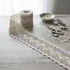 Encaje de algodón de 6-7 cm de ancho este blanco Accesorios de ropa DIY Ropa de cama Cojín de sofá Encaje de algodón