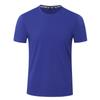 Camiseta transpirable de cuello redondo con logo estampado, manga corta, elástica, para correr, ideal para grupos, hecha a medida y bordada.