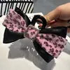 2025 Alta Qualidade Leopardo Profundo Laço Alto Grampo Grande para Prender Cabelo Parte de Trás da Cabeça Meio Preso Grampo de Cabelo Pegador de Cabelo Acessórios de Cabelo Elegantes