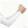 Mangas de Proteção Solar Femininas Mangas de Gelo Verão Luvas Masculinas Protetores Finos de Cotovelo Proteção UV Externa Mangas de Seda de Gelo para Dirigir Invisíveis