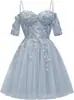 Falda Corta de Malla Bordada tipo Tutú con Diseño de Ballena para Ceñir la Cintura, Vestido Elegante para Sesiones de Fotos de Cumpleaños y Uso Diario, Vestido de Alta Gama