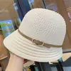 Sombrero de Pescador Calado para Mujer, Nuevo Modelo 2025, Sombrero de Protección Solar, Protección UV, Sombrero para el Sol, Sombrero de Cubo de Verano, Mismo Estilo