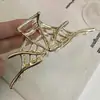 Europeo y Americano Calavera Garra Metal Araña Pinza de Tiburón Grande Accesorios para el Cabello Estilo Oscuro Pinzas para el Cabello Pinza