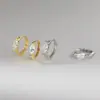Brincos de Prata Esterlina S925 Nalan com Diamantes Incrustados Corte Marquesa Design de Temperamento Fashionável Nicho Sentido de Design Brincos Exquisitos M08367
