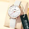 Relógio Clássico Feminino com Mostrador Curvo, Relógio de Pulso Feminino Quartz Simples e Versátil, Suporta Pedidos Mistos, Fornecimento Direto da Fábrica