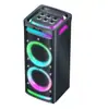 Alto-falante Bluetooth RGB de Alto-falante Duplo Alta Potência Portátil para Exterior Sem Fio Alto-falante para Festa em Casa