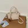 Otoño 2026 Nuevo Estilo Coreano Bolso de Mano Sencillo Bolso Cubo Sencillo de Moda Bolso de Hombro Único con Textura Bolso Cruzado