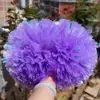 Pompons de Flor para Líderes de Torcida, Cabos de Pompons para Cheerleading, Pompons Coloridos, Pompons de Mão para Cheerleading, Flores de Mão para Eventos Esportivos
