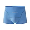 Venta al por mayor de Ropa Interior para Hombre Huajielong de Seda Helada Texturizada de Color Sólido, Calzoncillos tipo Bóxer para Hombre Transpirables de Talle Medio y Tallas Grandes, Disponibles para Dropshipping