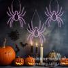 Luz de Neón Patenteada Hit Transfronterizo Halloween Lde Luz Decorativa Parpadeante Forma de Araña Acrílica Luz de Ambiente