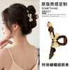 Presilha de cabelo grande de bolinhas para mulheres com cabelo grosso, modelo novo de alta qualidade 2026, grampo para coque na parte de trás da cabeça, acessório de cabelo tipo pinça de tubarão