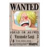 24 piezas póster clásico de recompensa se busca de One Piece póster de anime decoración de pared pintura colgante