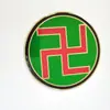 Cobre 30MM diez mil palabras Fu pegatinas para teléfono móvil latón etiqueta Taiji etiquetado de chismes gran cantidad Congyou