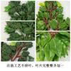 Hojas de Baniano Simuladas Se Sienten Pegadas Ramas Falsas Hojas Plantas Verdes Otoño Decoración de Ingeniería Jardín Decoración de Enverdecimiento Venta al por Mayor