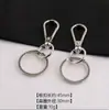 Coleção de chaveiros multiestilo em liga de zinco K branco DIY feito à mão caseiro pingente de carro fivela de conexão para bagagem pequenos acessórios