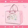 Bolsa de Almacenamiento de Viaje Gran Capacidad Bolsa de Fieltro Linda Bolsa de Equipaje para Niños Bolso de Mano de Fieltro para Corta Distancia Bolsa Portátil