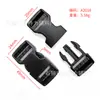 Fabricante 20 ~ 38 mm hebilla de plástico doble ajustable negra cintura mochila hebilla ajustable mochila hebilla de seguridad suministro