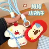 Tengyi Original Boneca Cachorrinho de Pelúcia Fofa Pingente Brinquedo Decorativo Versátil Enfeite de Pendurar Charme para Mochila Feminina