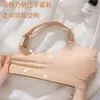 Sujetador ultra delgado con orejas de conejo para mujer, transpirable, invisible, soporte suave, anti-caída, lencería sin costuras para bustos grandes
