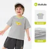 Elige 1 artículo y obtén un 12% de descuento Colección de camisetas Dudu Family Camiseta de manga corta para niños y niñas Ropa de otoño para niños T