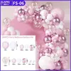Diseño de evento de fiesta temática de traje de globo transfronterizo, decoración de cumpleaños de boda, decoración de ceremonia de boda, cadena de globos