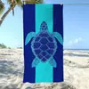 Toallas de Playa de Microfibra al por Mayor Transfronterizas, Toallas de Playa Impresas por Transferencia Térmica Digital, Toallas de Playa de Secado Rápido y Absorbentes para Vacaciones en la Costa