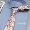 Estampa floral casual retrô europeia e americana 8cm de largura para amarrar à mão acessórios de terno modernos para o dia a dia fornecimento direto da fábrica