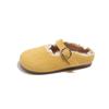 Sapatos para Meninas 2026 Primavera e Verão Novos Sapatos Infantis Sola Macia Cadarço Sapatos de Princesa Chinelos Fechados para Meninas Estilo Verão para Meninas
