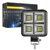Nueva Luz LED de Trabajo para Coche de 3 Pulgadas 9-80V Cuadrada Floodlight Auxiliar para Carretera Motocicleta Vehículo de Ingeniería Vehículo Agrícola